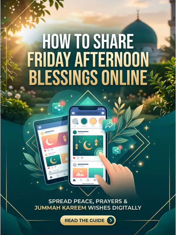 How to Share Friday Afternoon Blessings Online