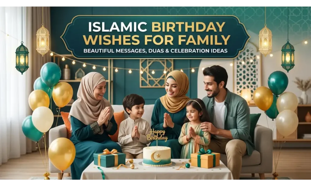Islamic Birthday Wishes for Family