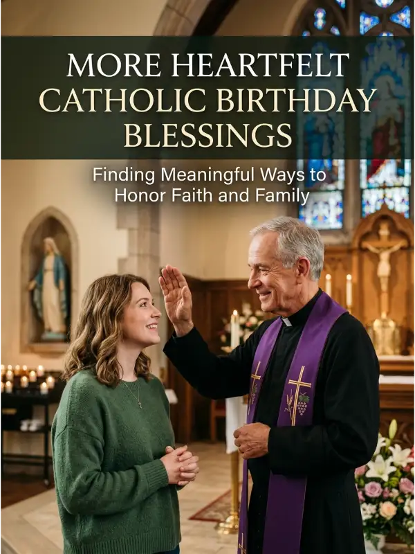 More Heartfelt Catholic Birthday Blessings