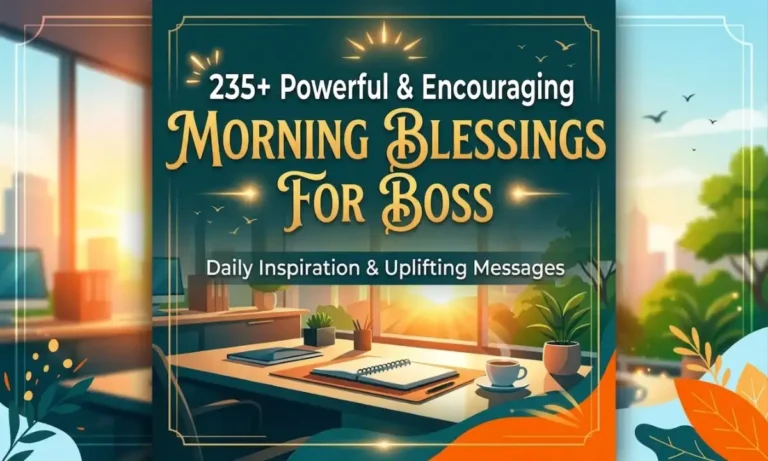 Morning Blessings For Boss