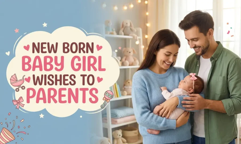 New Born Baby Girl Wishes To Parents