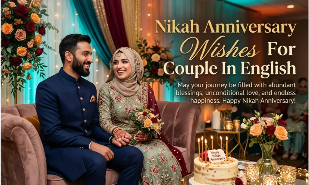 Nikah Anniversary Wishes For Couple In English