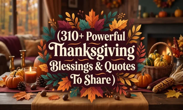 Powerful Thanksgiving Blessings