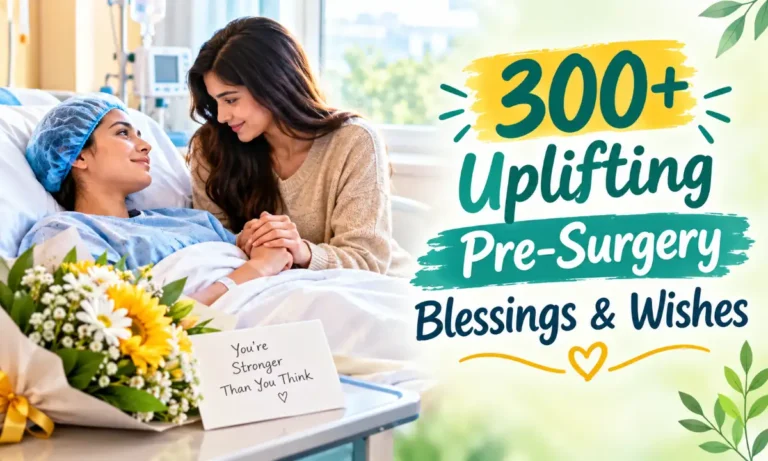 Pre-Surgery Blessings & Wishes