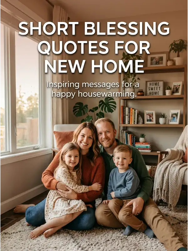 Short Blessing Quotes for New Home