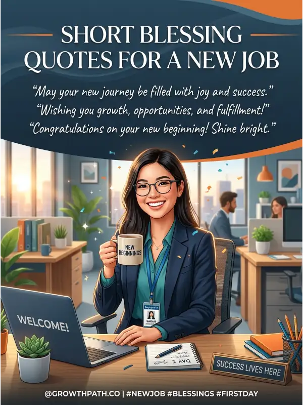 Short Blessing Quotes for a New Job