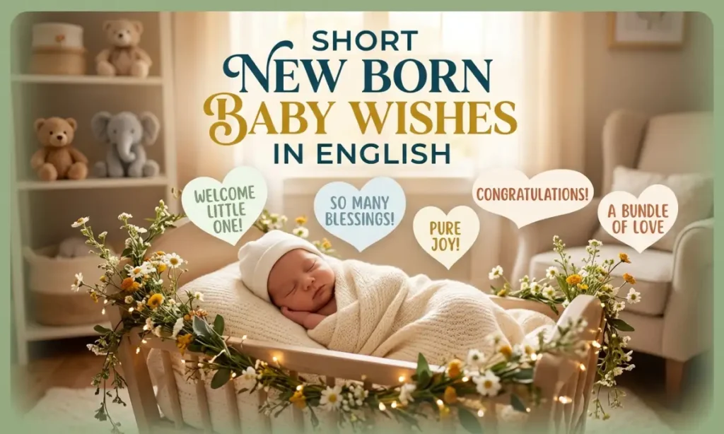 Short New Born Baby Wishes In English