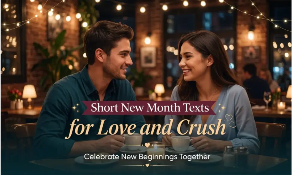 Short New Month Texts for Love and Crush