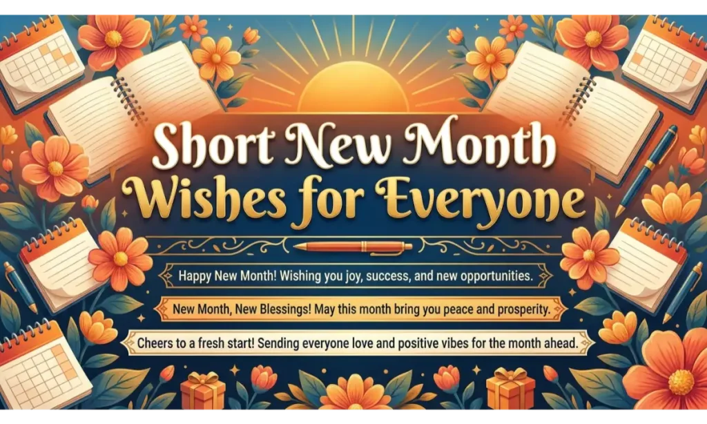 Short New Month Wishes for Everyone
