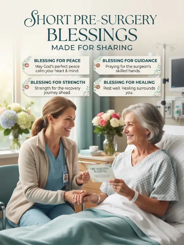 Short Pre-Surgery Blessings Made For Sharing