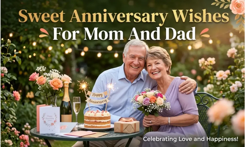 Sweet Anniversary Wishes For Mom And Dad