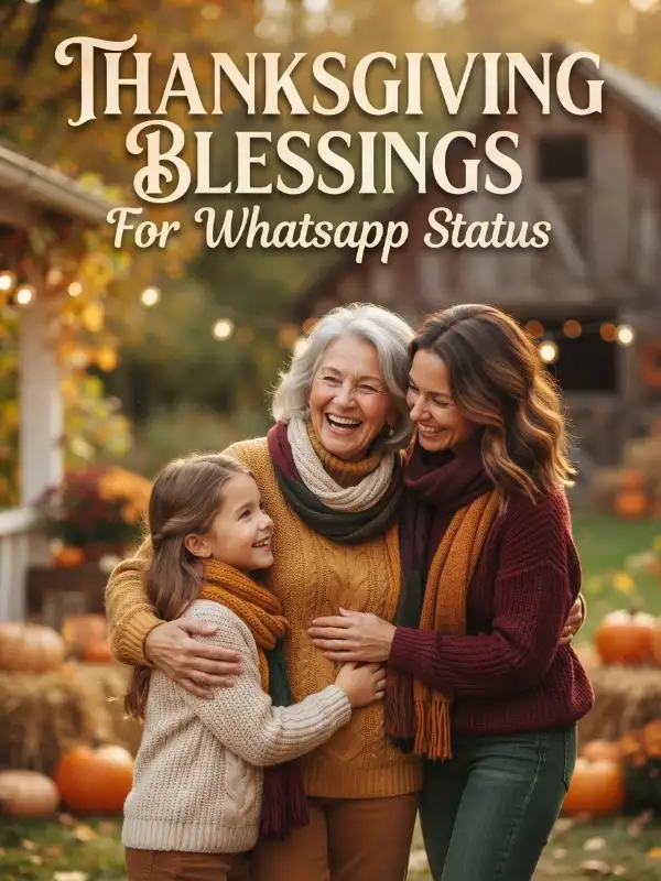 Thanksgiving Blessings Images For Whatsapp Status