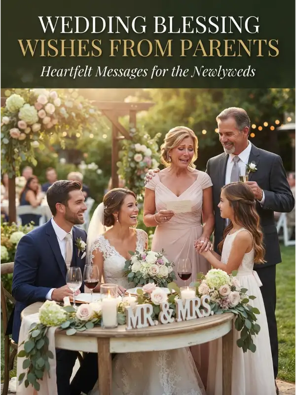 Wedding Blessing Wishes from Parents