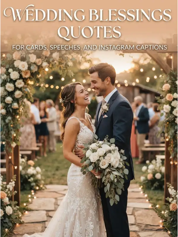 Wedding Blessings Quotes for Cards