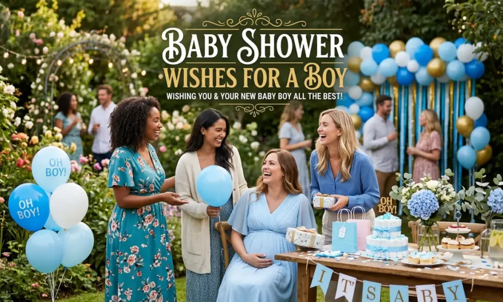 Baby Shower Wishes for a Boy