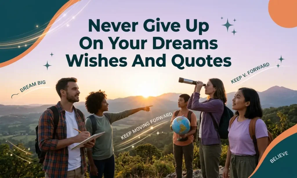 Never Give Up On Your Dreams