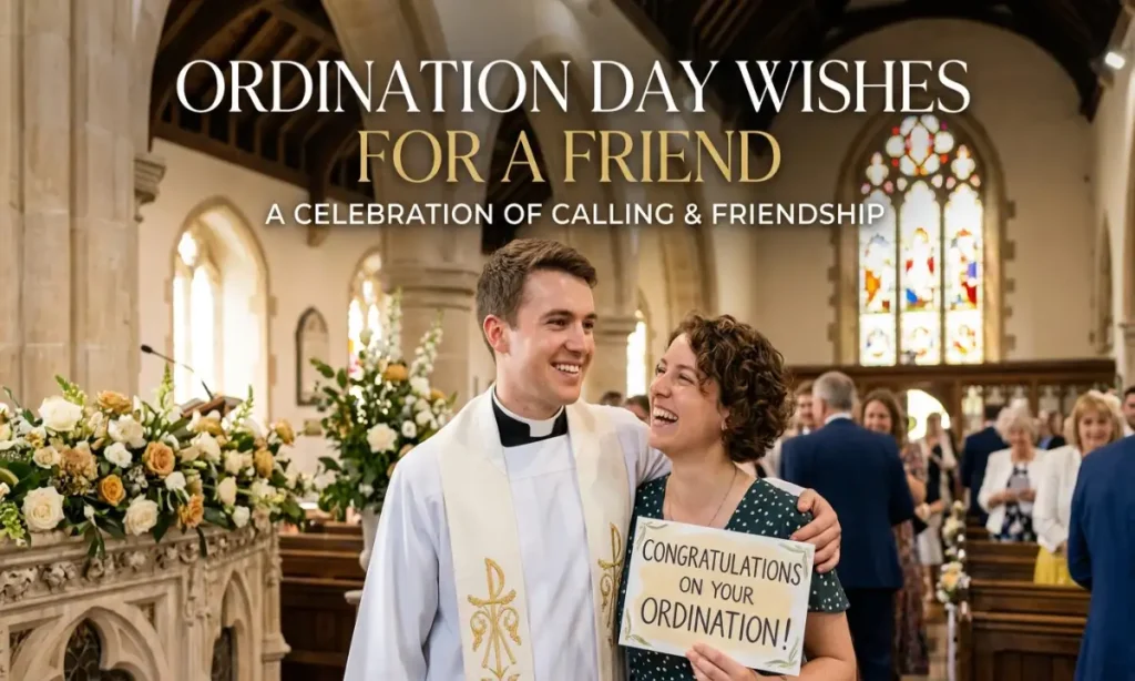 Ordination Day Wishes for a Friend