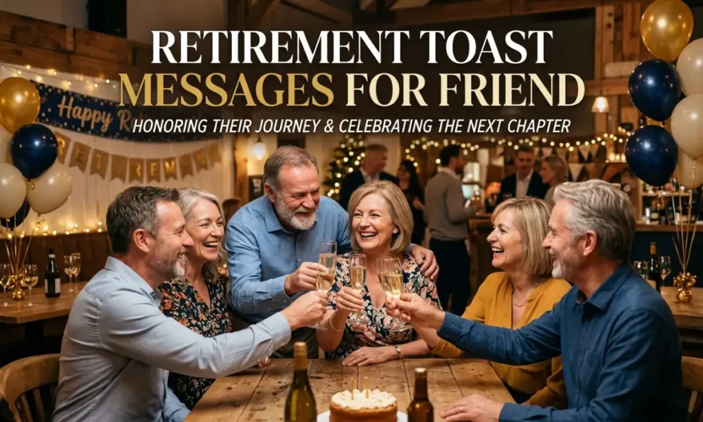Retirement Toast Messages For Friend