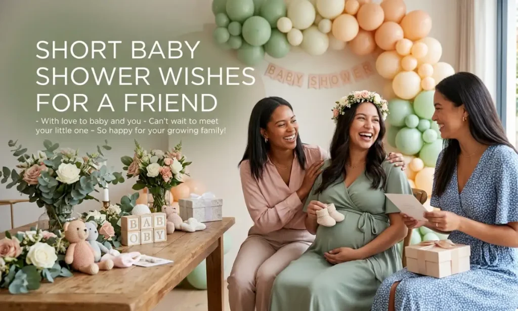 Short Baby Shower Wishes for a Friend
