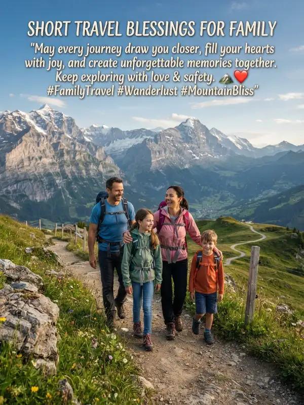 Short Travel Blessings For Family