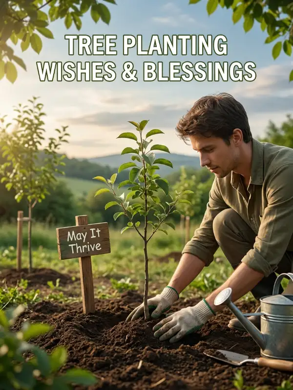 Tree Planting Wishes and Blessings