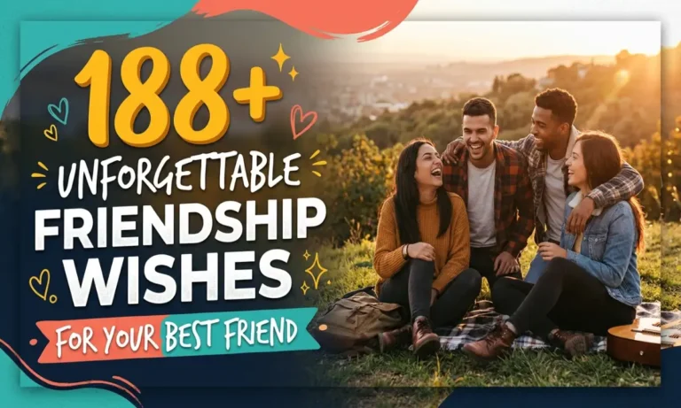 Unforgettable Friendship Wishes