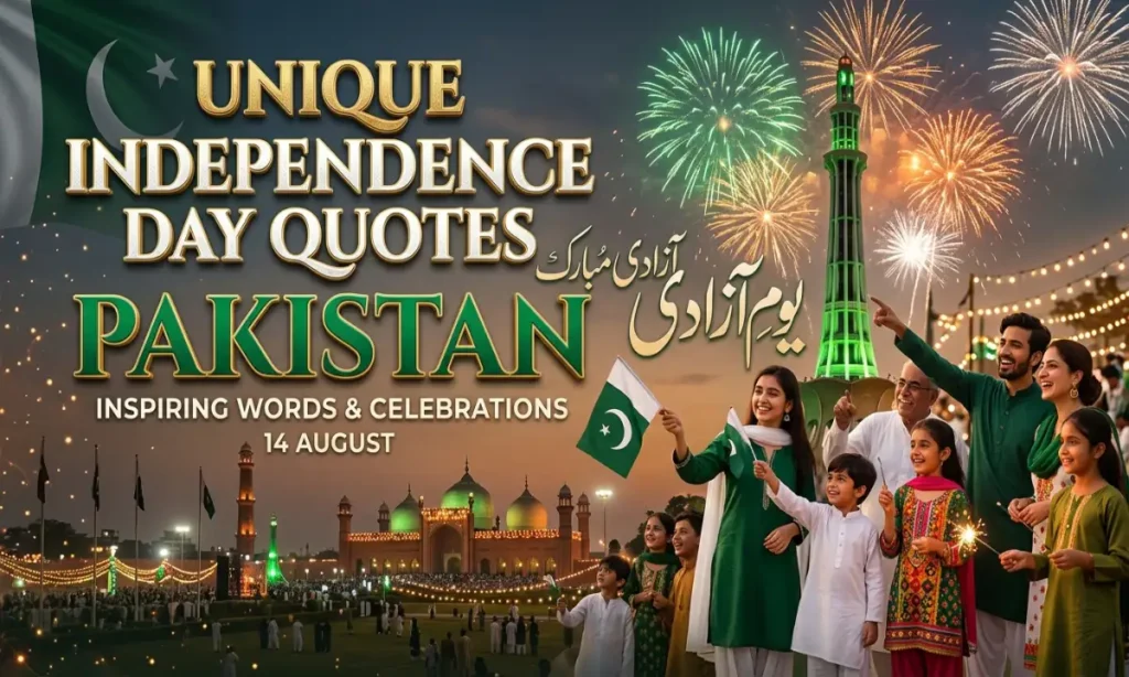 Unique Independence Day Quotes Pakistan